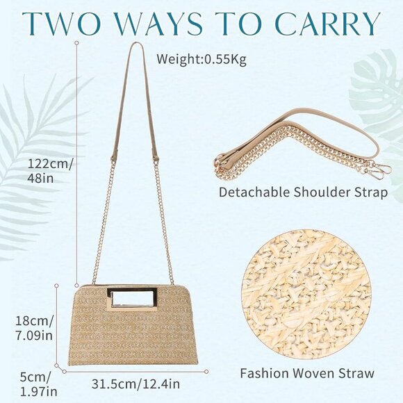 🆕Women Orange Vegan Leather Cut-Out Handle Evening Handbag Crossbody Party Bag - Picture 2 of 7